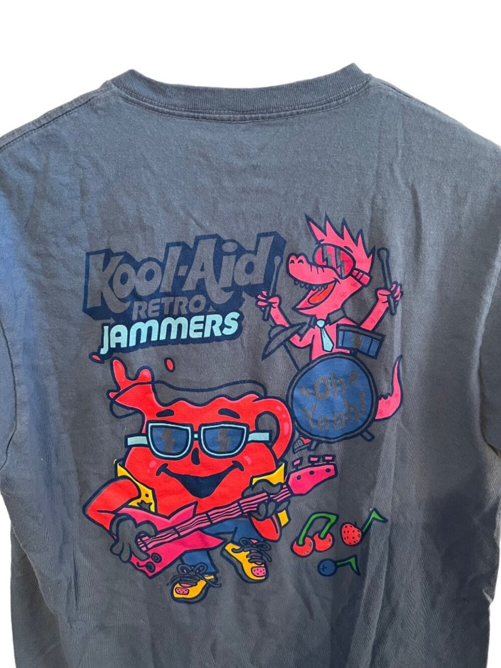 Kool-Aid Blue Short Sleeve Tshirt Women's Men's Size Medium Graphic Teee